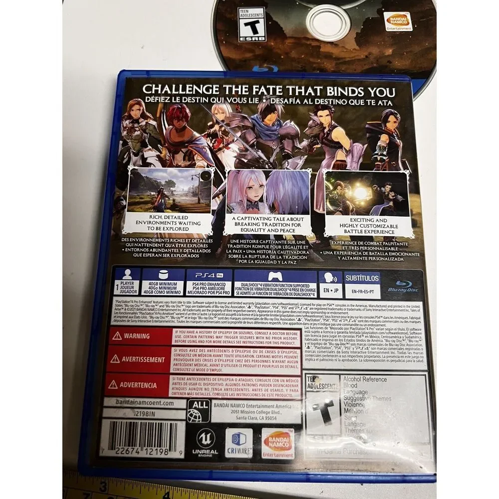 Tales of Arise Sony‎ PlayStation 4 PS4 Video Game Tee video Game